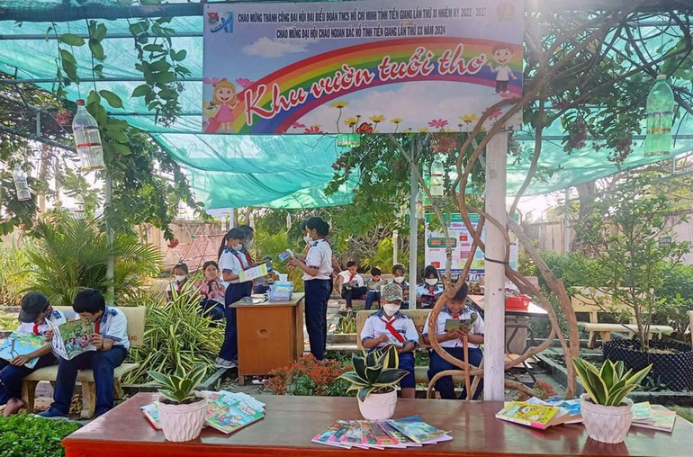 Một trong những "Khu vườn tuổi thơ" tại tỉnh Tiền Giang.