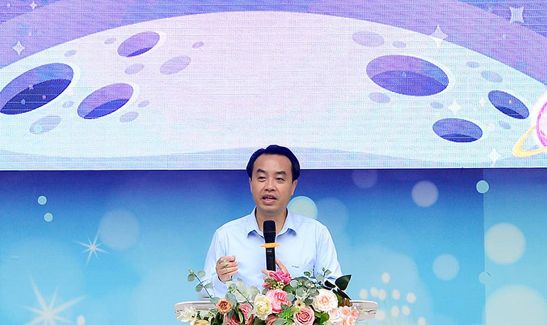 Giám đốc Cytast Nguyễn Thiên Tú chia sẻ thông tin về cuộc thi.