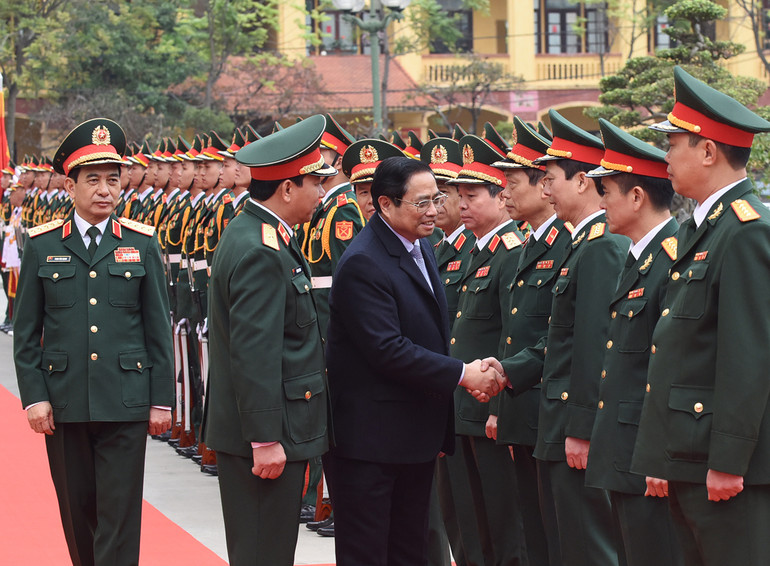 Thủ tướng Phạm Minh Chính với các đại biểu. Thủ tướng Phạm Minh Chính với các đại biểu.