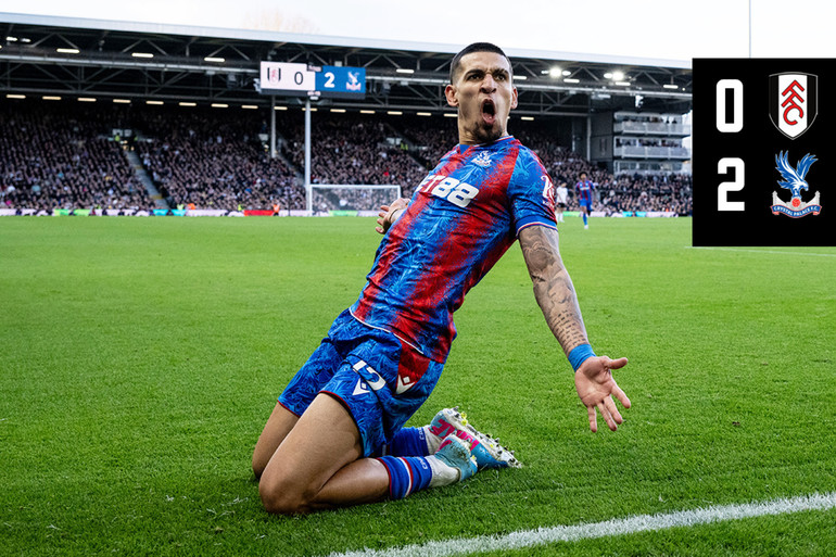 Palace từng thắng Fulham 2-0 trên sân khách Craven Cottage. (Ảnh: CPFC)