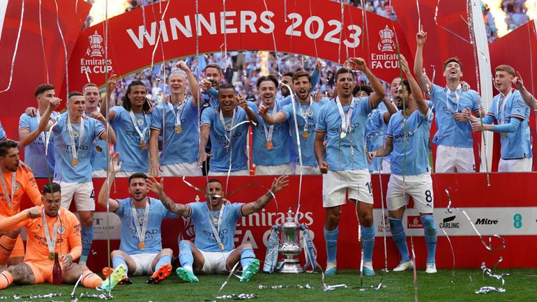 Man City lên ngôi ở FA Cup năm 2023. (Ảnh: ManchesterCityFC) Man City lên ngôi ở FA Cup năm 2023. (Ảnh: ManchesterCityFC)