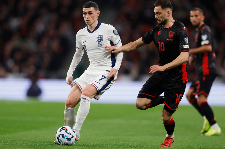 Phil Foden thi đấu hiệu quả ở cấp câu lạc bộ, nhưng còn thiếu sắc nét ở màu áo đội tuyển. (Ảnh: Getty)