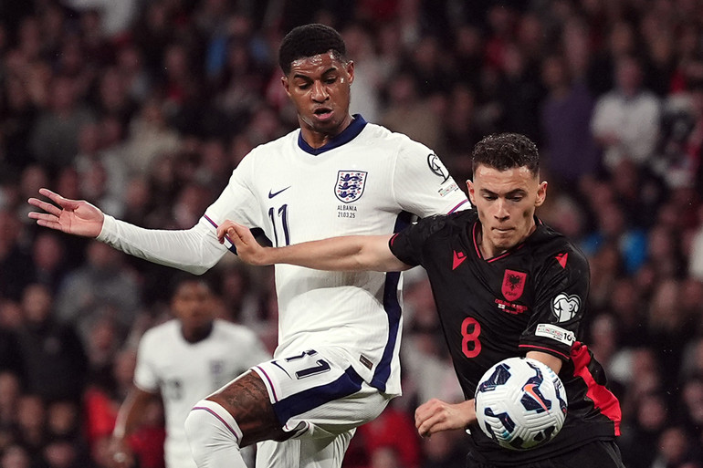 Lối chơi của đội tuyển Anh chưa tạo ra sự đột phá. (Ảnh: Getty)
