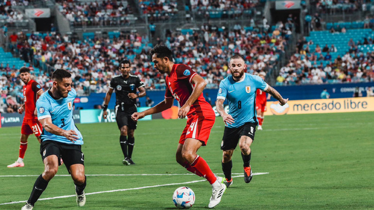 Canada từng để tuột mất tấm huy chương đồng Copa America 2024 trước Uruguay. (Ảnh: ESPN)