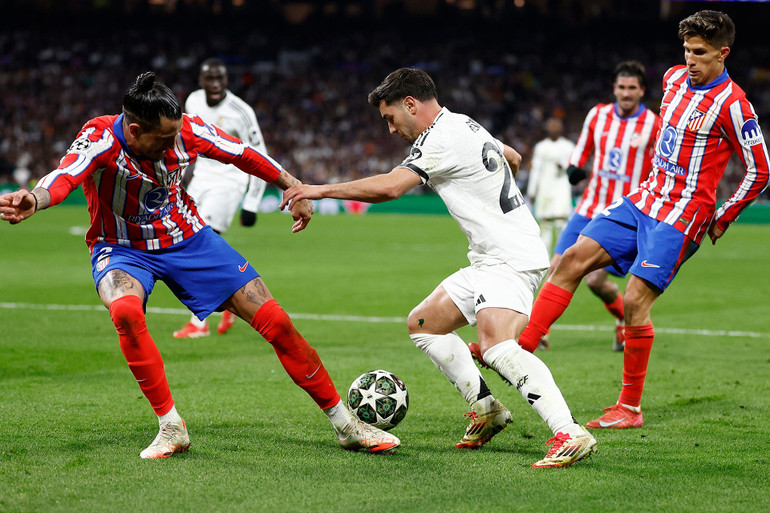 Đại chiến thành Madrid diễn ra đầy hấp dẫn. (Ảnh: Reuters)