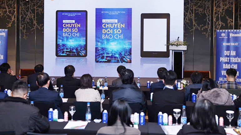 Toàn cảnh Hội nghị tổng kết Dự án "Phát triển Báo chí Việt Nam giai đoạn 2020-2024".