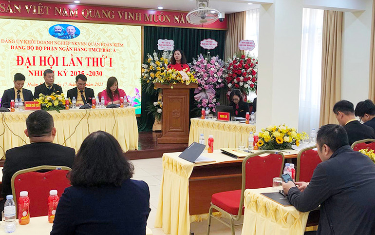 Đảng bộ bộ phận Ngân hàng thương mại cổ phần Bắc Á tổ chức Đại hội lần thứ I.