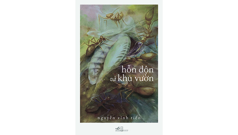 Bìa tập thơ mới xuất bản cùa nhà thơ Nguyễn Vĩnh Tiến.