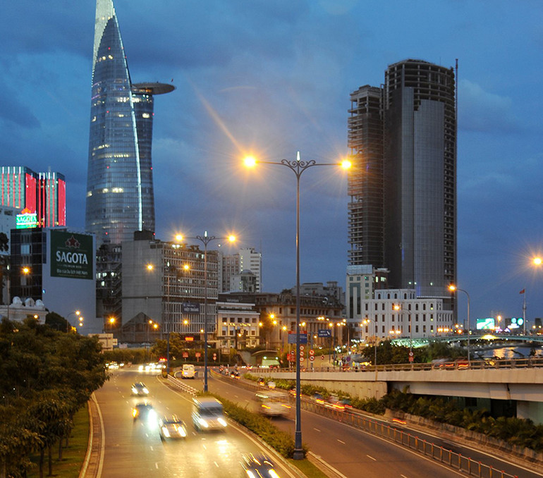 Một góc TP Hồ Chí Minh. Ảnh | KHÁNH AN