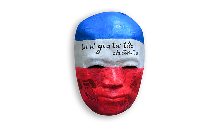 Tác phẩm của họa sĩ Lê Thiết Cương.