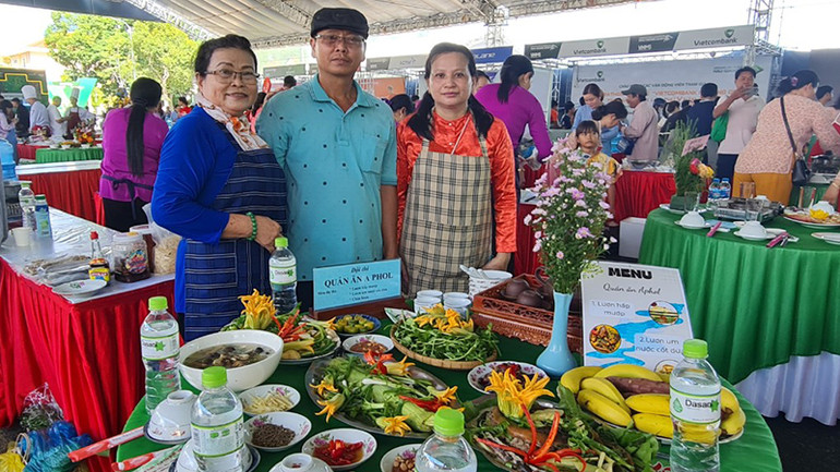 Nhiều món ngon được chế biến tại hội thi.