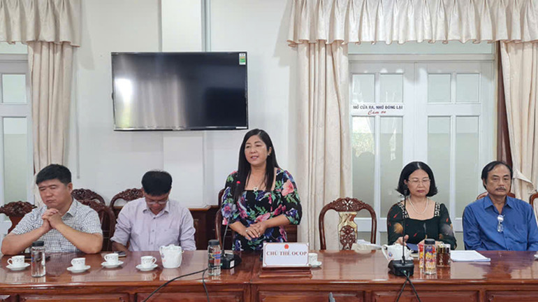 Các chủ thể thuyết trình về tính văn hoá, cộng đồng của các sản phẩm OCOP