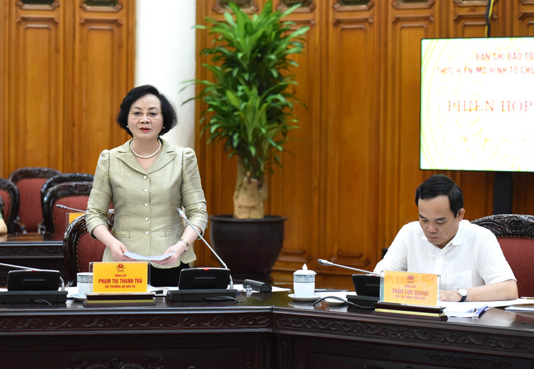 [Ảnh] Thủ tướng chủ trì họp Ban Chỉ đạo tổng kết 20 năm thực hiện mô hình tổ chức bộ máy của Chính phủ ảnh 2