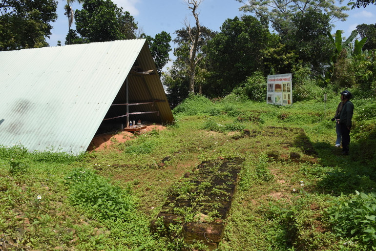 Toàn bộ diện tích di chỉ khảo cổ được phát hiện năm 2011