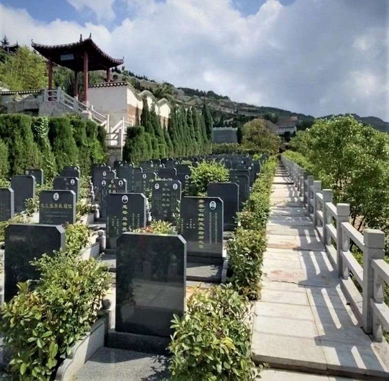 Một nghĩa trang ở Trung Quốc.