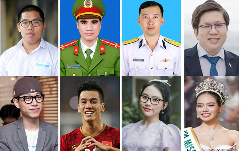 8 Gương mặt trẻ Việt Nam triển vọng năm 2024.