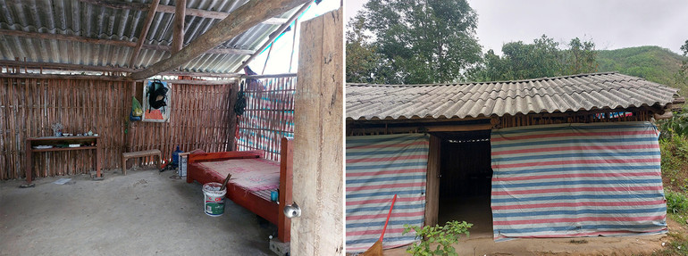 Ngôi nhà cũ của gia đình anh Quý, chị Hằng.