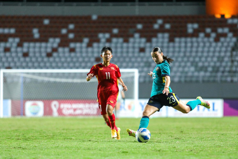 Các cầu thủ nữ U18 Australia sở hữu kỹ thuật đồng đều. (Ảnh: VFF) Các cầu thủ nữ U18 Australia sở hữu kỹ thuật đồng đều. (Ảnh: VFF)