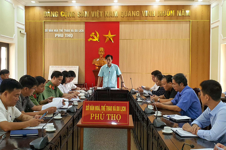 Ông Nguyễn Đắc Thủy phát biểu tại buổi làm việc.