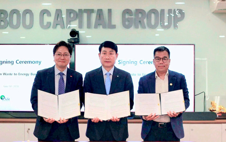 BCG Energy-công ty trụ cột mảng năng lượng của Tập đoàn Bamboo Capital ký kết hợp tác với SK Ecoplant (thuộc Tập đoàn SK, chaebol lớn thứ 2 của Hàn Quốc) và SLC (Sudokwon Landfill Site Management Corp) để phát triển dự án điện rác và các giải pháp xử lý rác thải.