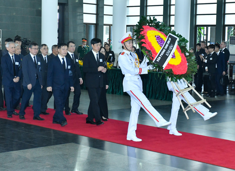 Toàn cảnh Lễ viếng Tổng Bí thư Nguyễn Phú Trọng: Trang nghiêm và xúc động ảnh 126