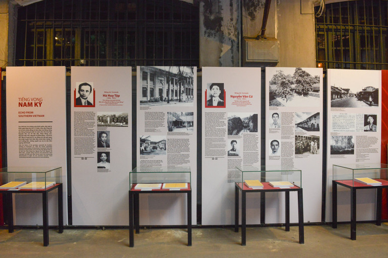 Không gian trưng bày “ Trọn một lời thề”.