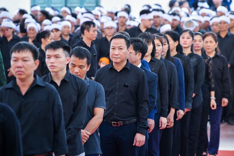 Toàn cảnh Lễ viếng Tổng Bí thư Nguyễn Phú Trọng: Trang nghiêm và xúc động ảnh 18