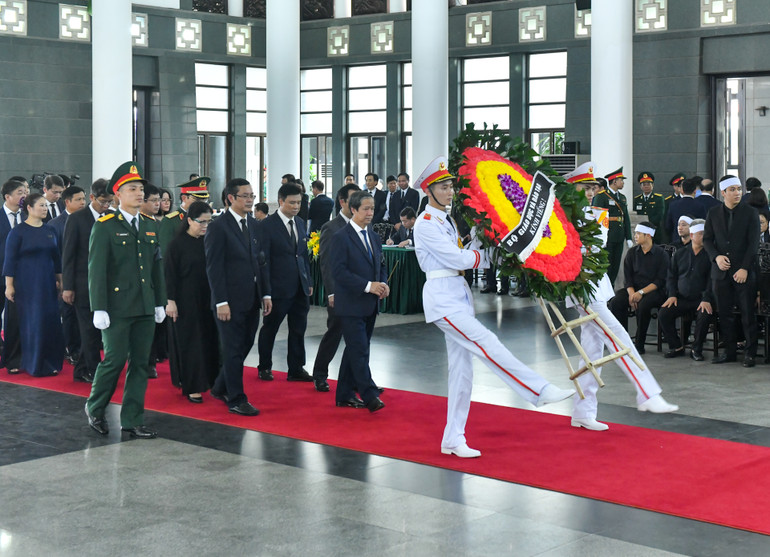 Toàn cảnh Lễ viếng Tổng Bí thư Nguyễn Phú Trọng: Trang nghiêm và xúc động ảnh 210