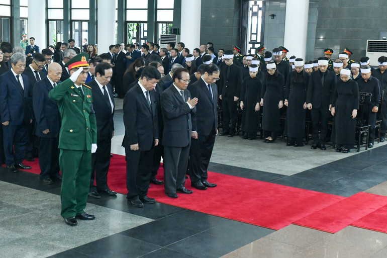 Toàn cảnh Lễ viếng Tổng Bí thư Nguyễn Phú Trọng: Trang nghiêm và xúc động ảnh 139