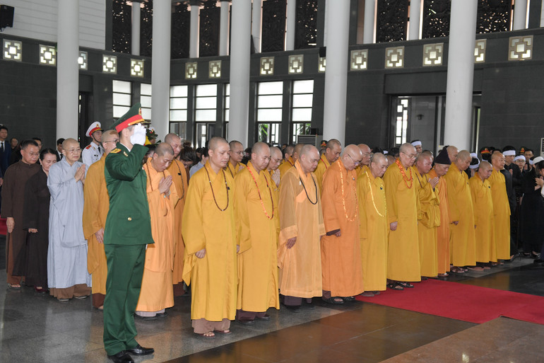 Toàn cảnh Lễ viếng Tổng Bí thư Nguyễn Phú Trọng: Trang nghiêm và xúc động ảnh 290