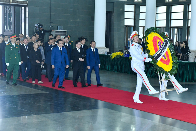 Toàn cảnh Lễ viếng Tổng Bí thư Nguyễn Phú Trọng: Trang nghiêm và xúc động ảnh 144