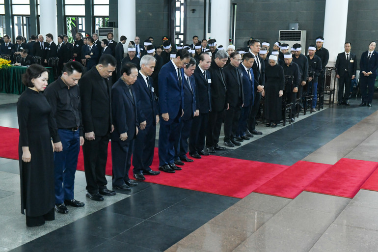 Toàn cảnh Lễ viếng Tổng Bí thư Nguyễn Phú Trọng: Trang nghiêm và xúc động ảnh 131