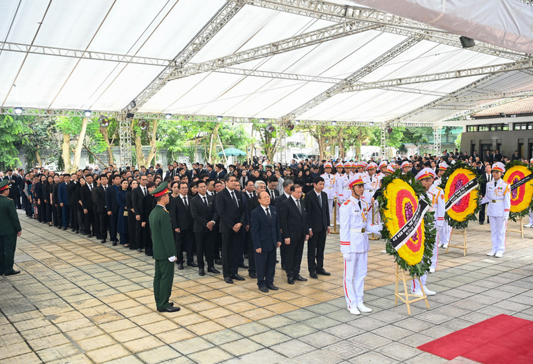 Toàn cảnh Lễ viếng Tổng Bí thư Nguyễn Phú Trọng: Trang nghiêm và xúc động ảnh 208