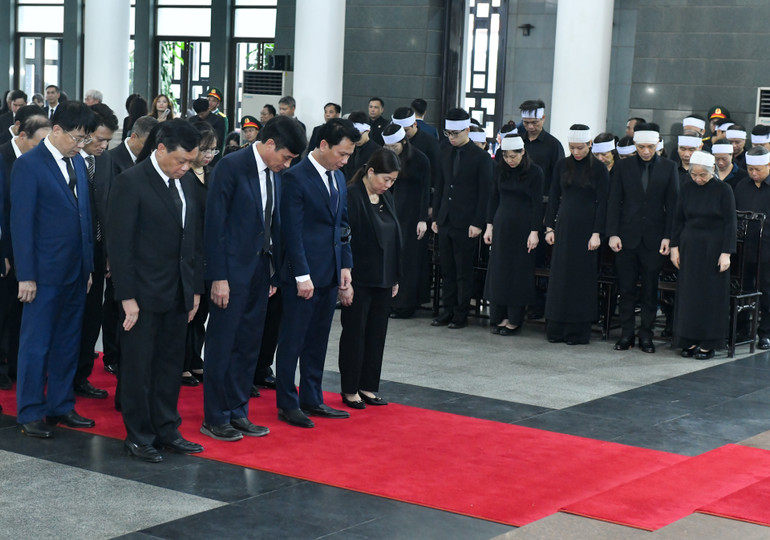 Toàn cảnh Lễ viếng Tổng Bí thư Nguyễn Phú Trọng: Trang nghiêm và xúc động ảnh 158