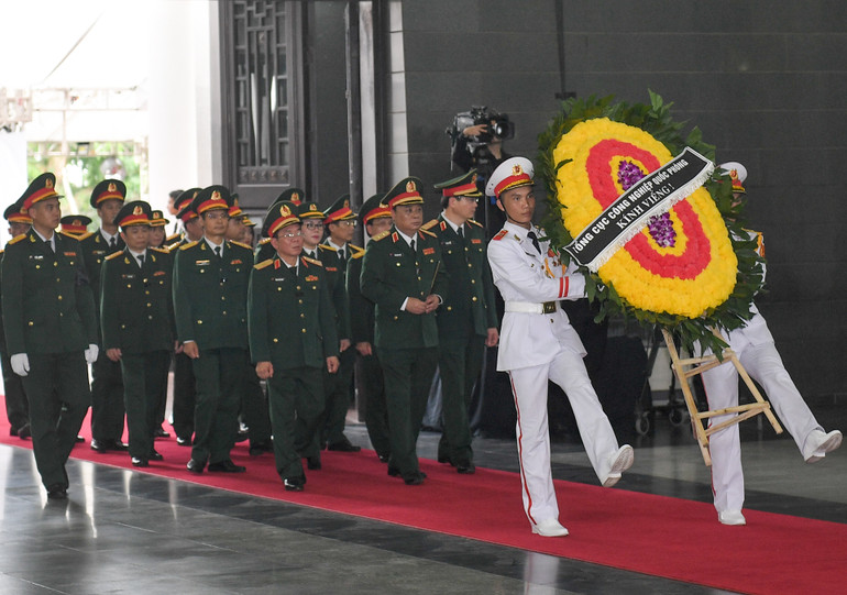 Toàn cảnh Lễ viếng Tổng Bí thư Nguyễn Phú Trọng: Trang nghiêm và xúc động ảnh 292