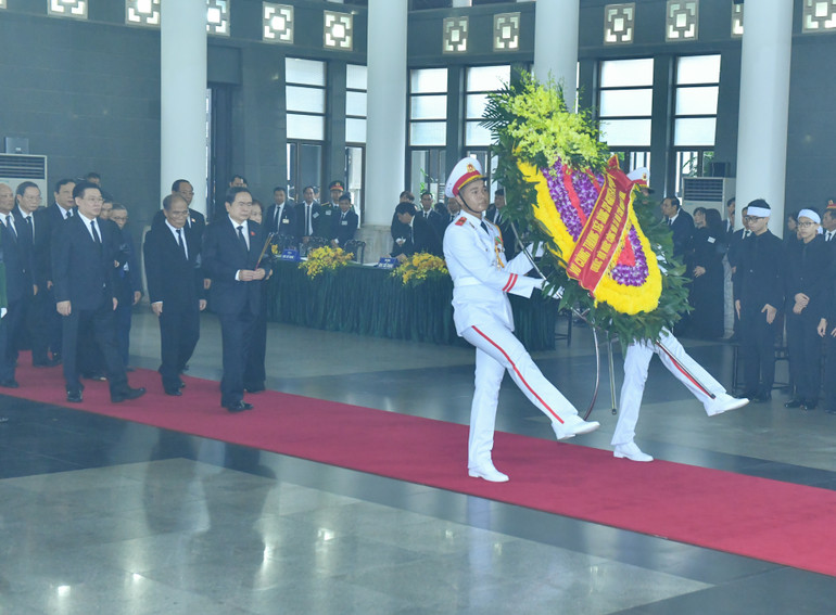 Toàn cảnh Lễ viếng Tổng Bí thư Nguyễn Phú Trọng: Trang nghiêm và xúc động ảnh 60