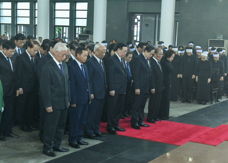 Toàn cảnh Lễ viếng Tổng Bí thư Nguyễn Phú Trọng: Trang nghiêm và xúc động ảnh 62