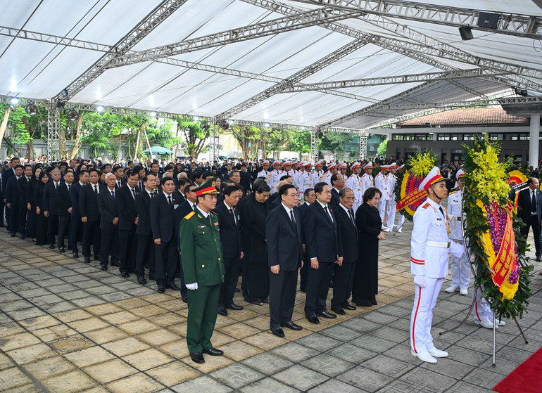 Toàn cảnh Lễ viếng Tổng Bí thư Nguyễn Phú Trọng: Trang nghiêm và xúc động ảnh 59