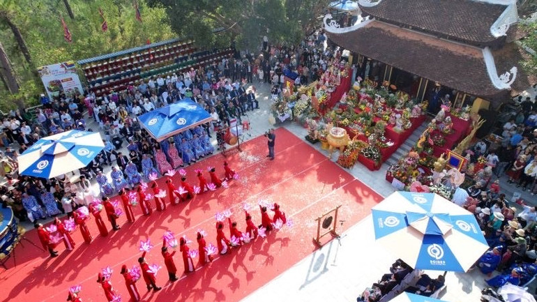 Lễ hội Đền Hùng, tại thành phố Đà Lạt, tỉnh Lâm Đồng.