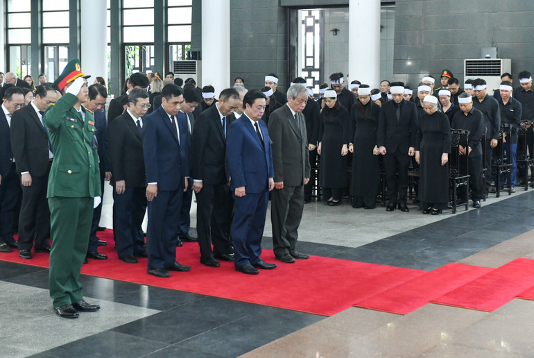 Toàn cảnh Lễ viếng Tổng Bí thư Nguyễn Phú Trọng: Trang nghiêm và xúc động ảnh 213