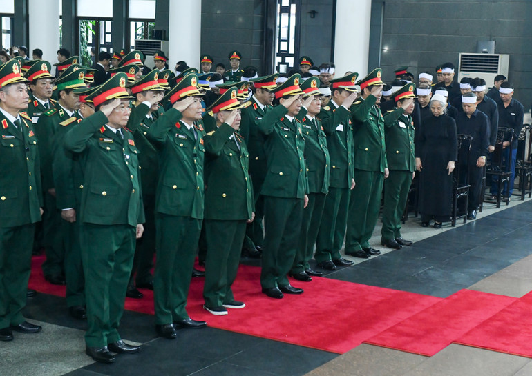 Toàn cảnh Lễ viếng Tổng Bí thư Nguyễn Phú Trọng: Trang nghiêm và xúc động ảnh 106