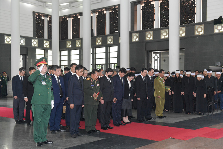 Toàn cảnh Lễ viếng Tổng Bí thư Nguyễn Phú Trọng: Trang nghiêm và xúc động ảnh 340