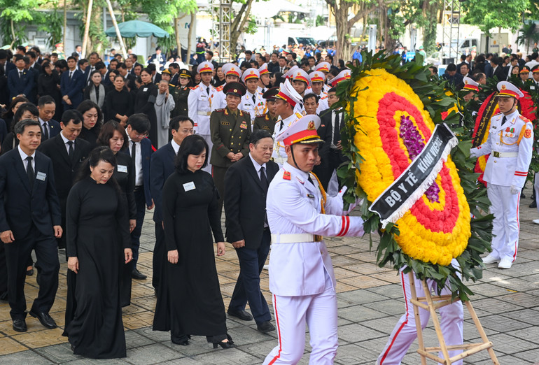 Toàn cảnh Lễ viếng Tổng Bí thư Nguyễn Phú Trọng: Trang nghiêm và xúc động ảnh 197