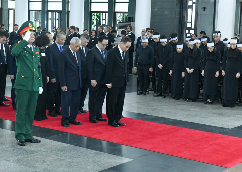 Toàn cảnh Lễ viếng Tổng Bí thư Nguyễn Phú Trọng: Trang nghiêm và xúc động ảnh 125