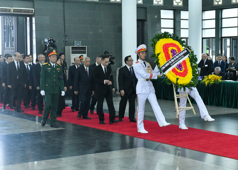 Toàn cảnh Lễ viếng Tổng Bí thư Nguyễn Phú Trọng: Trang nghiêm và xúc động ảnh 124