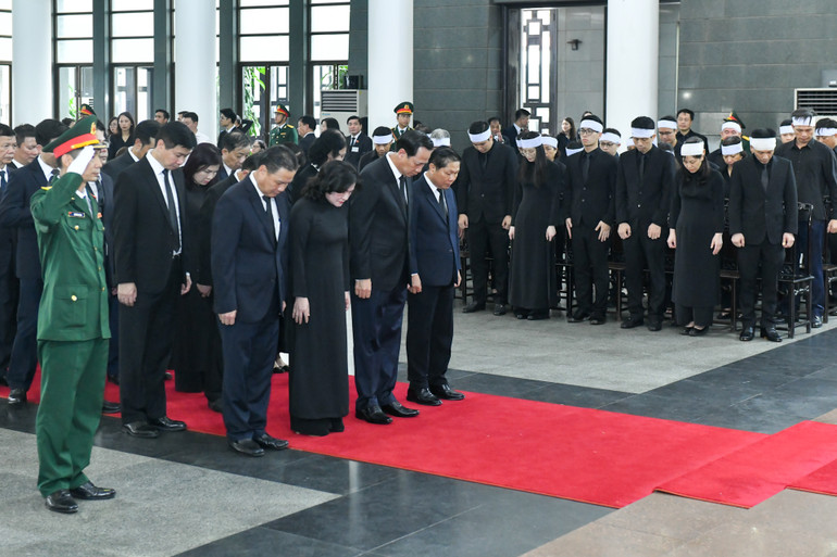 Toàn cảnh Lễ viếng Tổng Bí thư Nguyễn Phú Trọng: Trang nghiêm và xúc động ảnh 236