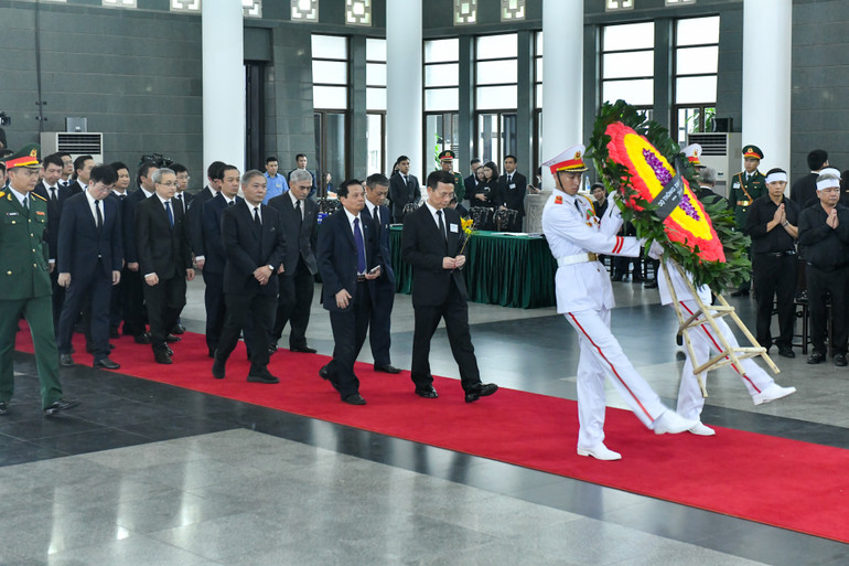 Toàn cảnh Lễ viếng Tổng Bí thư Nguyễn Phú Trọng: Trang nghiêm và xúc động ảnh 216