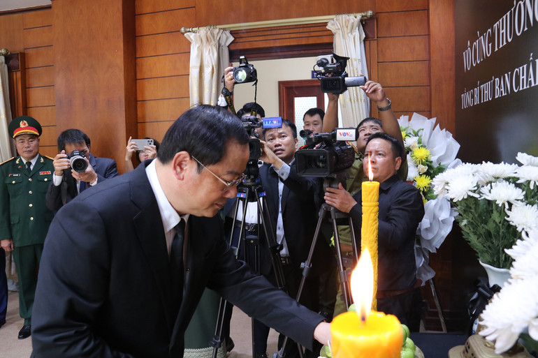 Toàn cảnh Lễ viếng Tổng Bí thư Nguyễn Phú Trọng: Trang nghiêm và xúc động ảnh 188