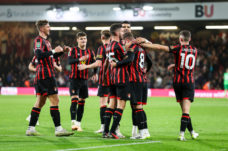 Bournemouth vươn mình trở thành đối thủ đáng gờm. (Ảnh: AFP) Bournemouth vươn mình trở thành đối thủ đáng gờm. (Ảnh: AFP)