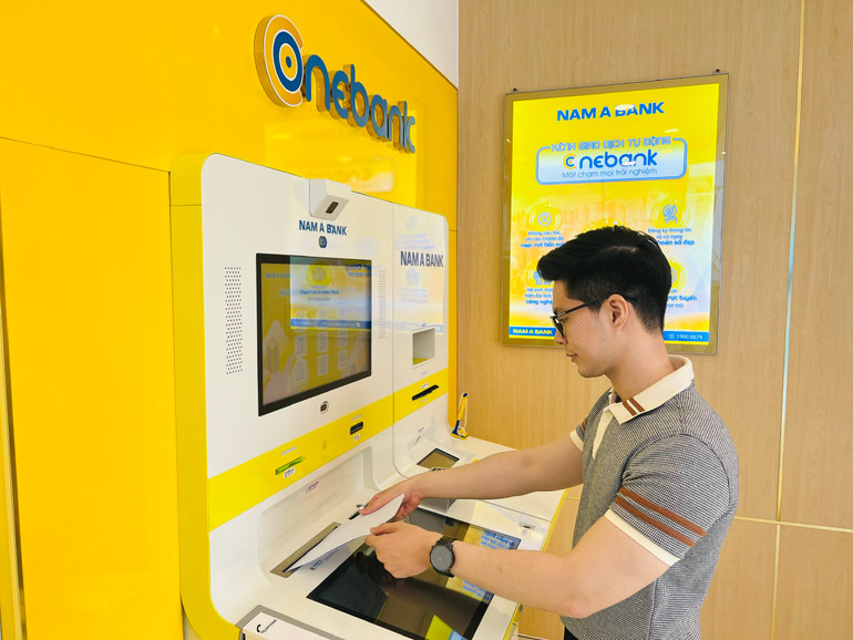 Onebank là một trong những điểm sáng về công nghệ của Nam A Bank.